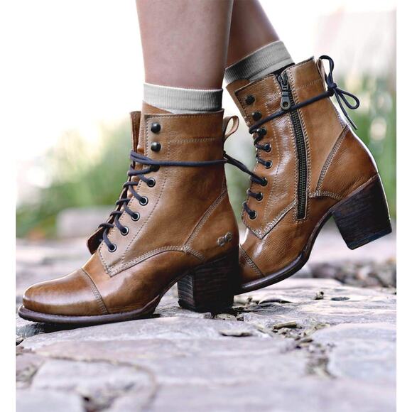 NWT Bed:Stu Women's Judgement Boot, 7.5 B(M) US, Tan-Tan - Picture 4 of 5